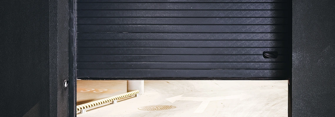 Residential Black Garage Door Installation in Markham, ON